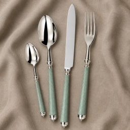 Alain Saint-Joanis, Wave almond inox, stainless steel, Table fork
