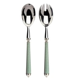 Alain Saint-Joanis, Wave almond inox, stainless steel, Salad serving set