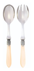 Alain Saint-Joanis, Colchique, stainless steel, Salad serving set