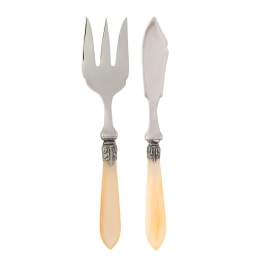 Alain Saint-Joanis, Colchique, stainless steel, Fish serving set