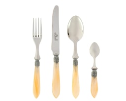 Alain Saint-Joanis, Colchique, stainless steel, Flatware set for 1 person, 4 pieces