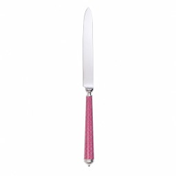 Alain Saint-Joanis, Croisette Pink, silver plated, Table knife