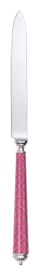 Alain Saint-Joanis, Croisette Pink, silver plated, Table knife
