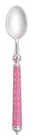 Alain Saint-Joanis, Croisette Pink, silver plated, Moka spoon