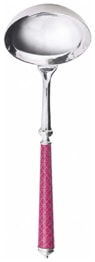 Alain Saint-Joanis, Croisette Pink, silver plated, Soup ladle