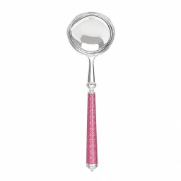 Alain Saint-Joanis, Croisette Pink, silver plated, Cream ladle