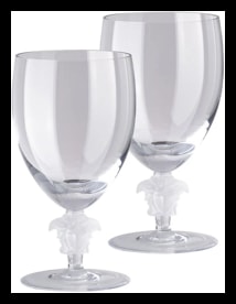 Versace, Medusa lumiere, Set of 2 water glasses