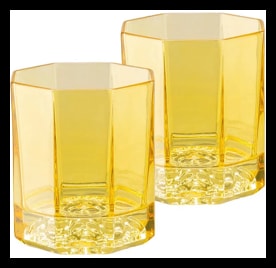 Versace, Medusa lumiere, Set of 2 whiskey tumblers