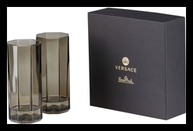 Versace, Medusa lumiere, Set of 2 highball glasses