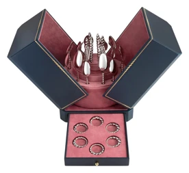 L'Objet, Homeware Collection by Jessica McCormack, Flatware coffret for 6 people, 30 pieces, silver