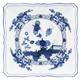 Ginori 1735, Oriente Italiano Indaco, Square plate