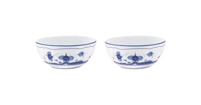 Ginori 1735, Oriente Italiano Indaco, Set of 2 soup bowls
