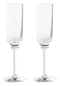 Ginori 1735, Baronetto, Set of 2 flute goblets