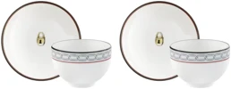 Ginori 1735, Fortunae, Set of 2 tea cups and saucers