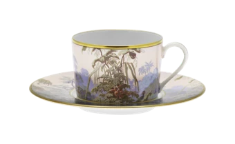 Haviland, Le Brésil, Cappuccino cup and saucer