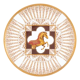 Haviland, Cavalier Royal, Presentation plate