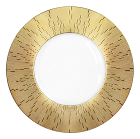Haviland, Infini gold, Presentation plate