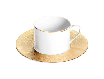 Haviland, Infini gold, Tea cup and saucer
