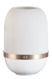 Haviland, Infini white, Large candle holder, gold