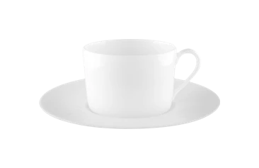 Haviland, Infini white, Tea cup and saucer