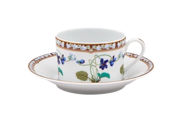 Haviland, Impératrice Eugénie, Tea cup and saucer