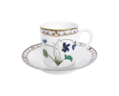 Haviland, Impératrice Eugénie, Coffee cup and saucer