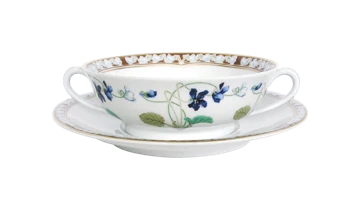 Haviland, Impératrice Eugénie, Soup cup and saucer