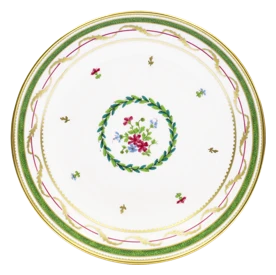 Haviland, Vieux Paris green, Soup plate without rim