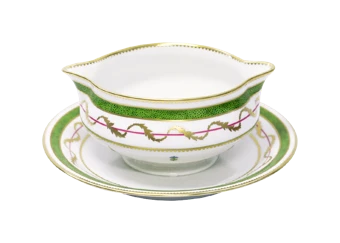 Haviland, Vieux Paris green, Sauce boat