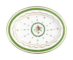 Haviland, Vieux Paris green, Vegetable dish