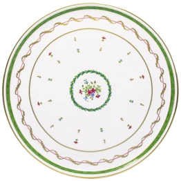 Haviland, Vieux Paris green, Tart platter