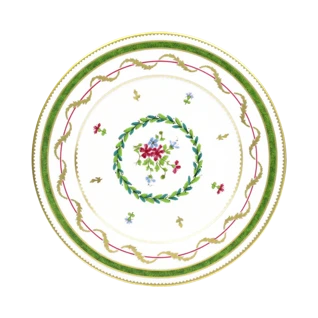 Haviland, Vieux Paris green, Bread and butter plate