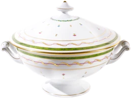 Haviland, Vieux Paris green, Soup tureen