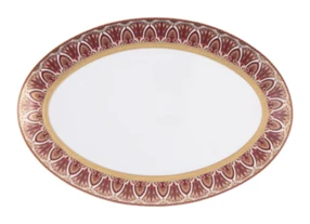 Haviland, Rêves du Nil Purple, Oval platter, medium