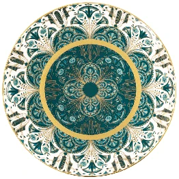 Haviland, Rêves du Nil Gold, Tart platter