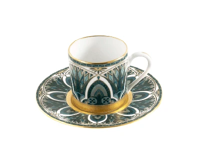 Haviland, Rêves du Nil Gold, Coffee cup and saucer