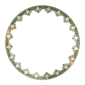 Haviland, Rêves du Nil Gold, Dinner plate