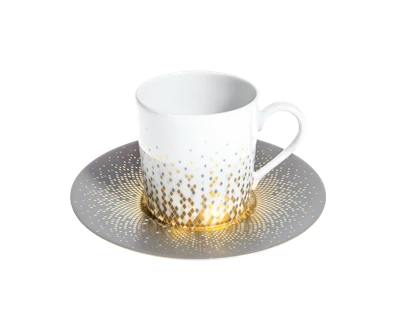 Haviland, Souffle d'or, Coffee cup and saucer