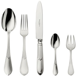 Robbe & Berking, Belvedere cutlery, sterling silver, 5-piece place setting