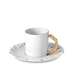 L'Objet, Haas Mojave Gold, Espresso cup and saucer