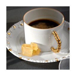 L'Objet, Haas Mojave Gold, Espresso cup and saucer