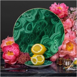 L'Objet, Malachite, Presentation plate