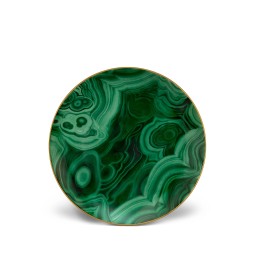 L'Objet, Malachite, Dessert plate, set of 4