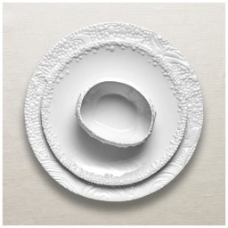 L'Objet, Haas Mojave White, Dinner plate