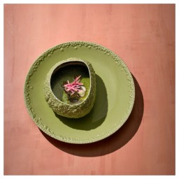 L'Objet, Haas Mojave Matcha, Dessert plate