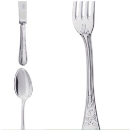 Ercuis, Du barry, silver plated, After-dinner tea spoon