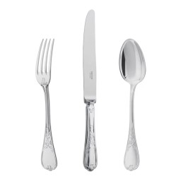 Ercuis, Du barry, silver plated, 5-pcs set in an antitarnish bag-usa
