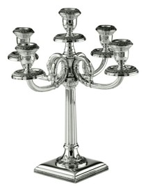 Schiavon, Impero accessories, 5-stem candleholder