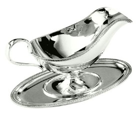 Schiavon, Impero accessories, Oval gravy boat w/plate