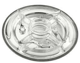 Schiavon, Impero accessories, Round hors d'oeuvre tray